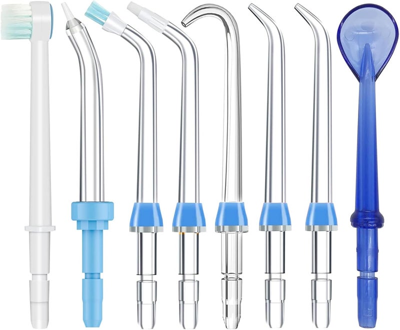 RAXSEG Replacement Tips for Waterpik Water Flosser Classic Jet Tips Waterpik' Replacement Parts (8 Tips) - Image 1